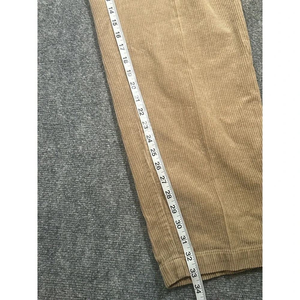 Polo Ralph Lauren Pants Mens 38x32 Tan Andrew Pant Corduroy Pleated Classic Fit